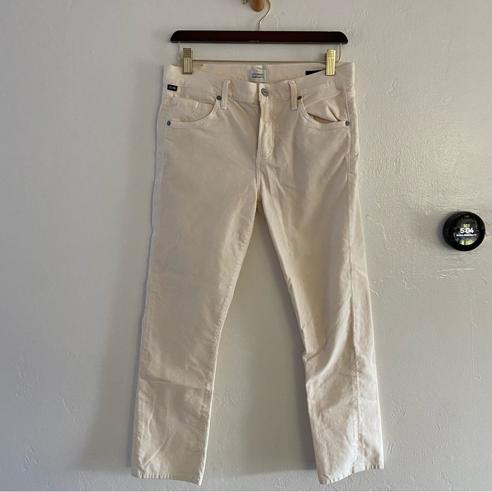 Citizens of Humanity Elsa Mid-Rise Slim Fit Pant in Corduroy